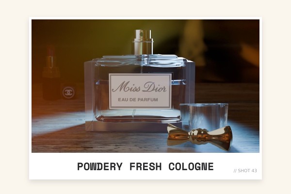 powdery fresh cologne